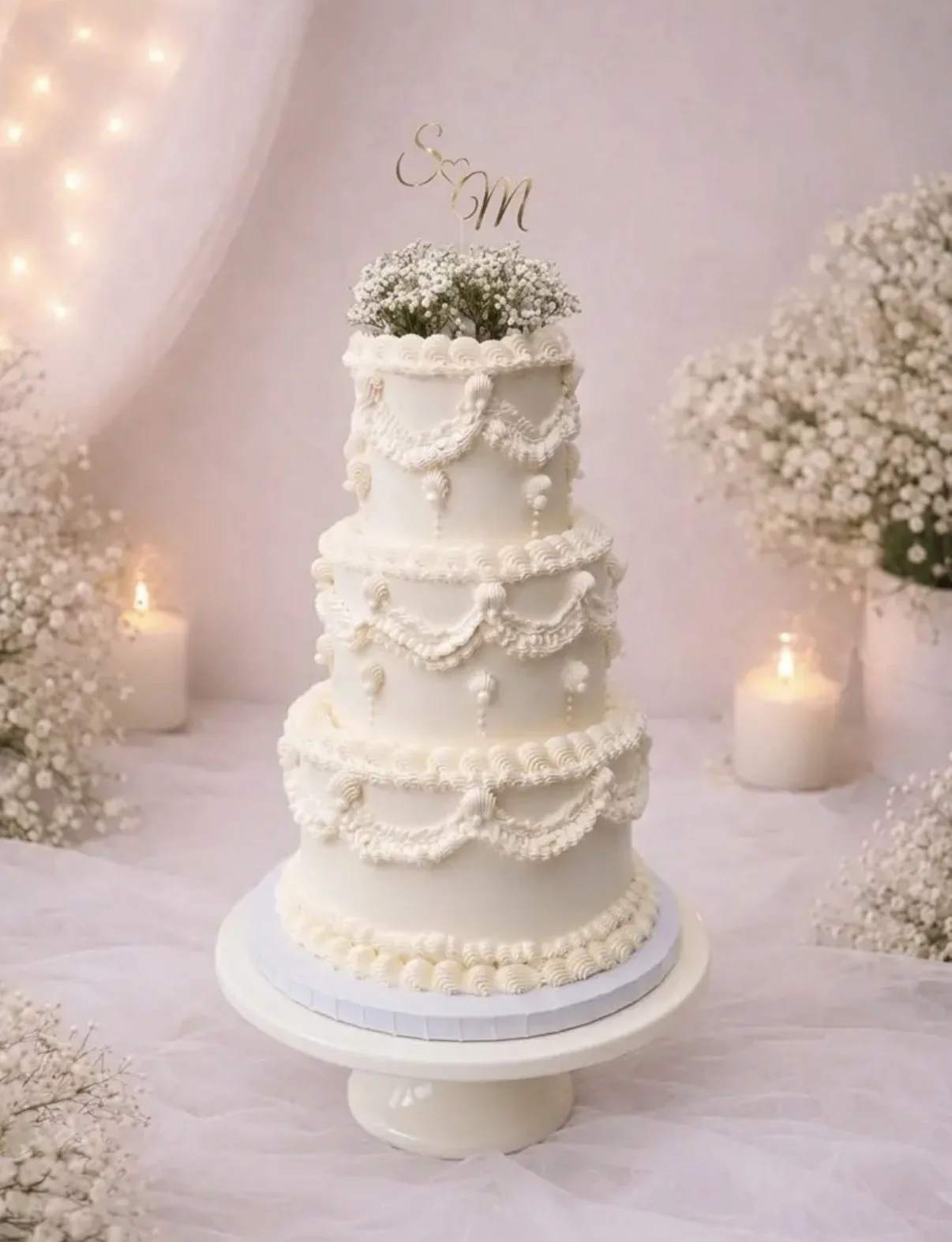 Vintage Wedding Cake