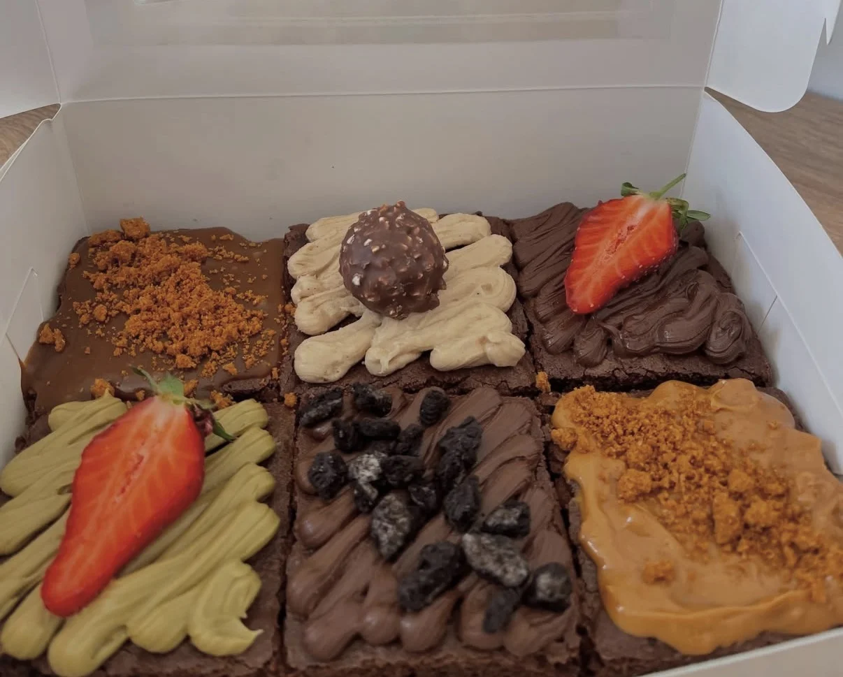 Brownies nappés