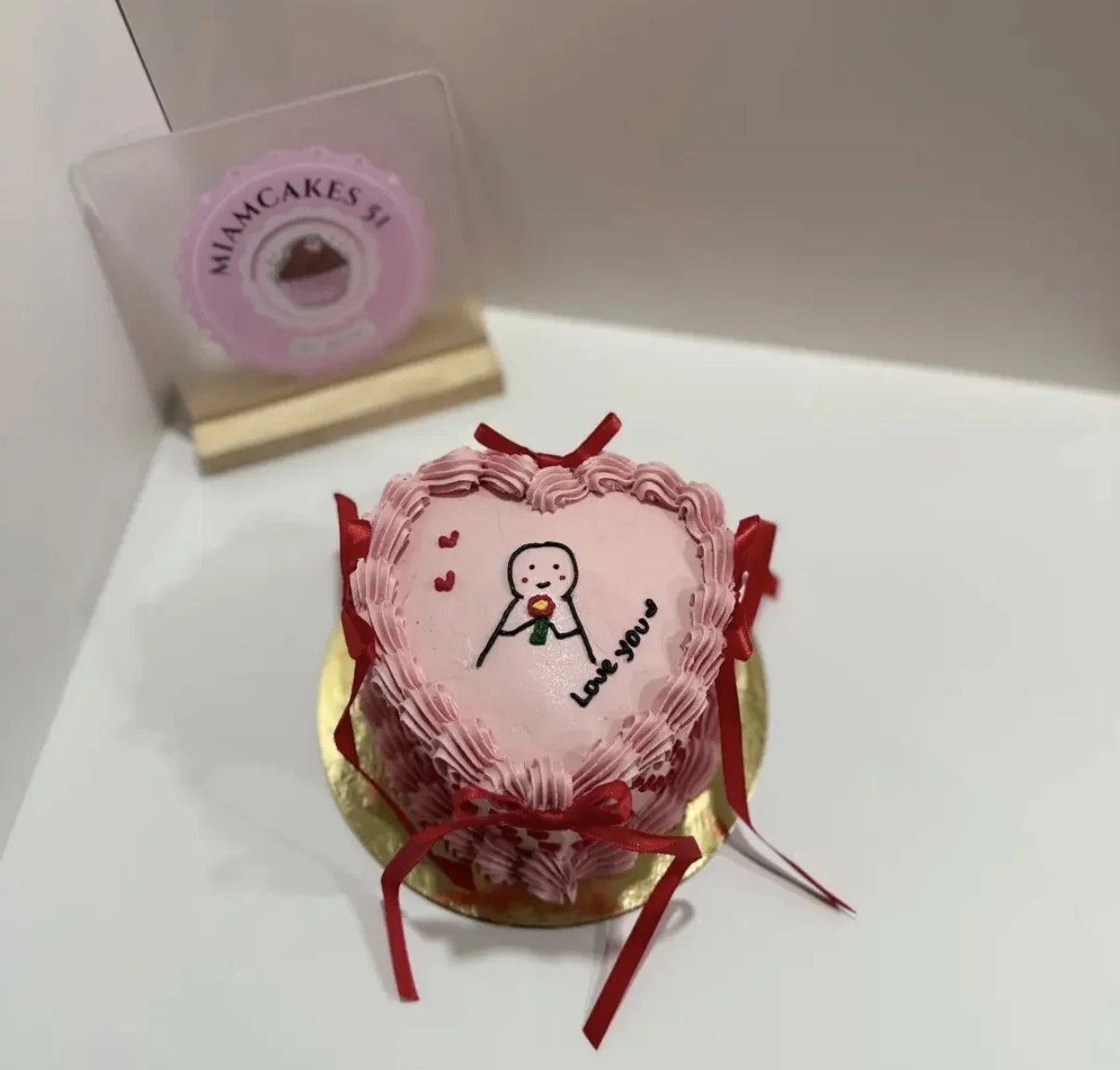 Bento cake en cœur