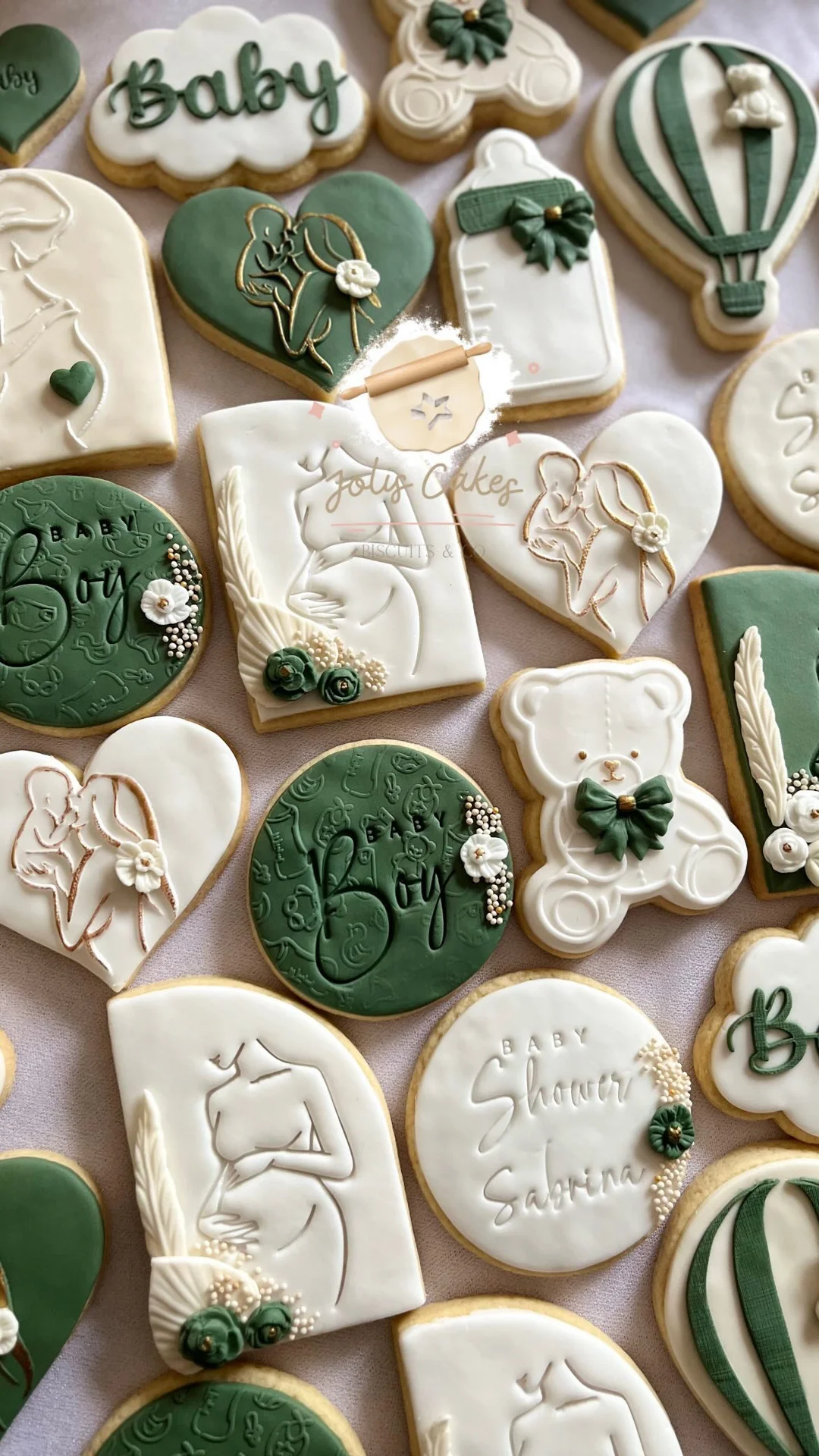 Biscuit personnalisé baby shower